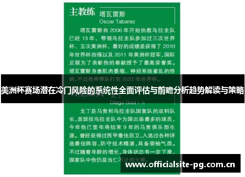 美洲杯赛场潜在冷门风险的系统性全面评估与前瞻分析趋势解读与策略 美洲杯赛场潜在冷门风险的系统性全面评估与前瞻分析趋势解读与策略